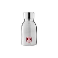 photo B Bottles Twin - Steel Brushed - 250 ml - Double wall thermal bottle in 18/10 stainless steel 1